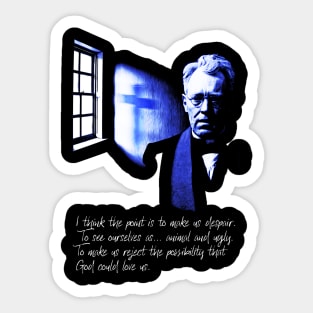 Father Merrin The Exorcist Fan Art Sticker